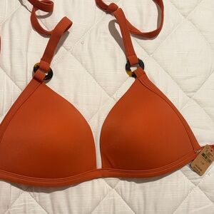 PINK Victoria's Secret Rust Bikini Top